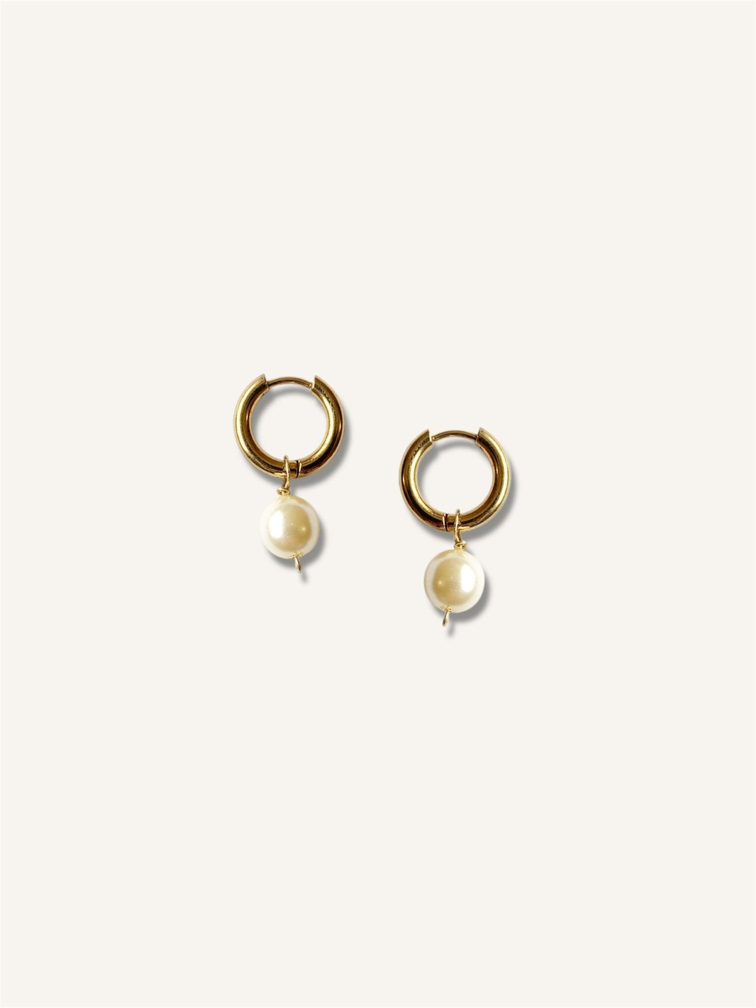 Boucles d’oreilles perle unique - 13Or