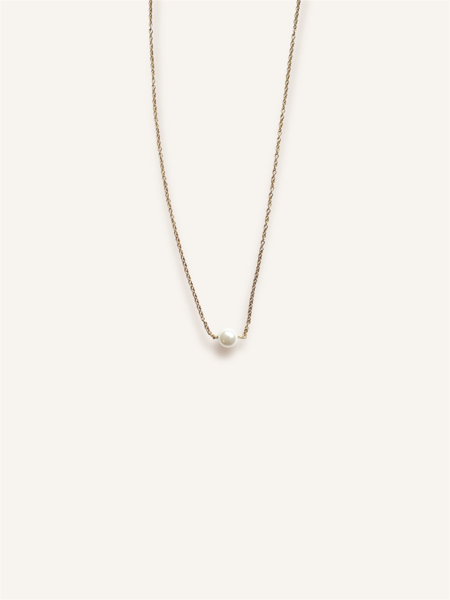 Collier perle unique - 13Or