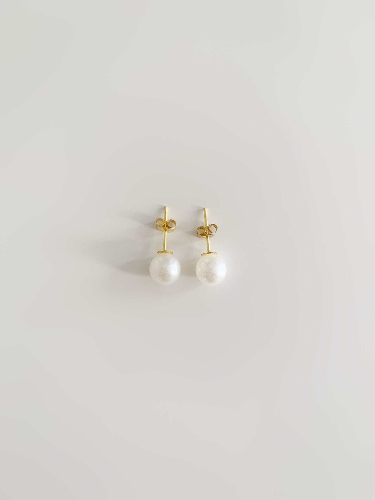 Boucles "Perles de Lune" - 13Or