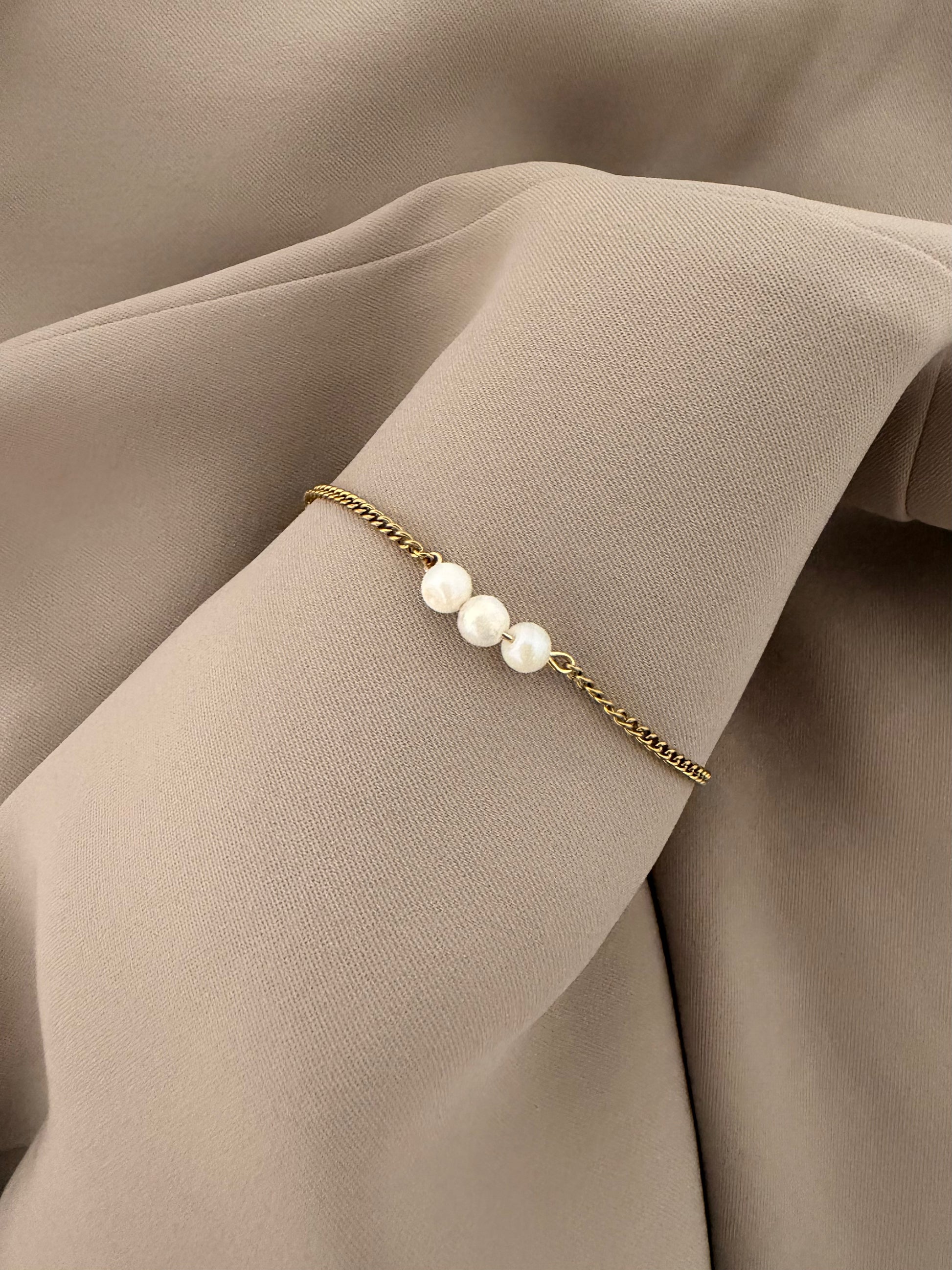 Bracelet triple perles