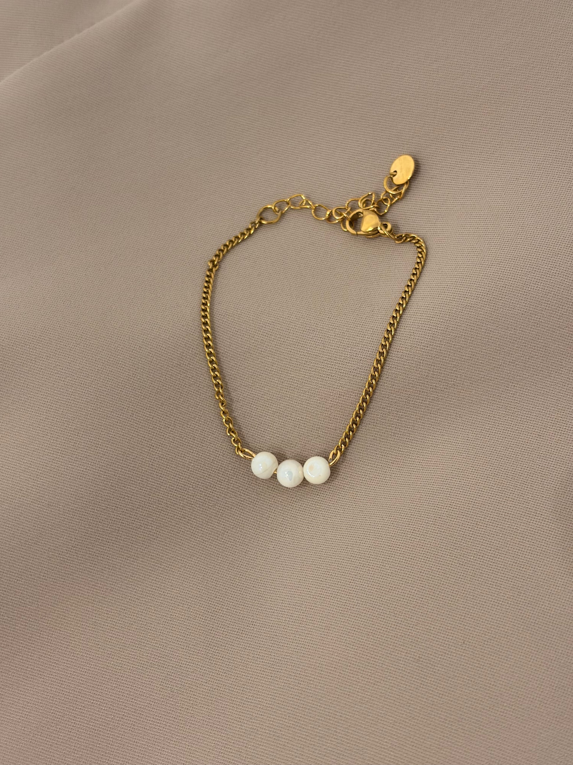 Bracelet triple perles