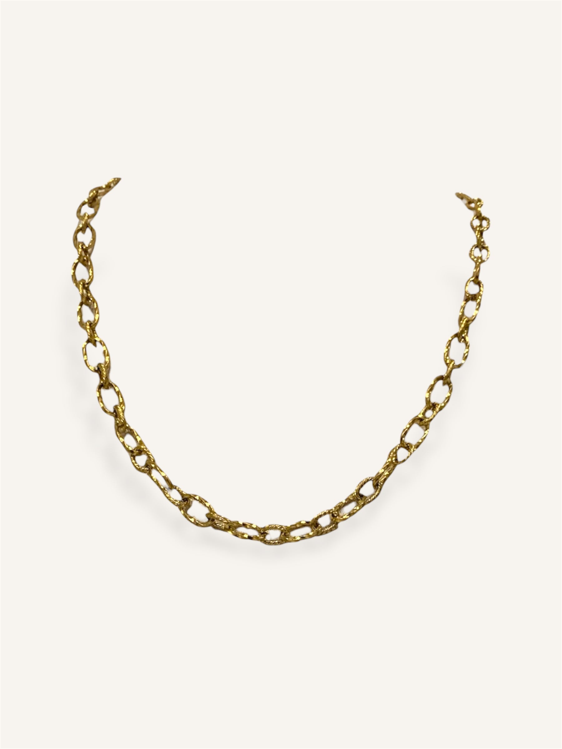 Chaîne Maille Torsadée en Acier Inoxydable