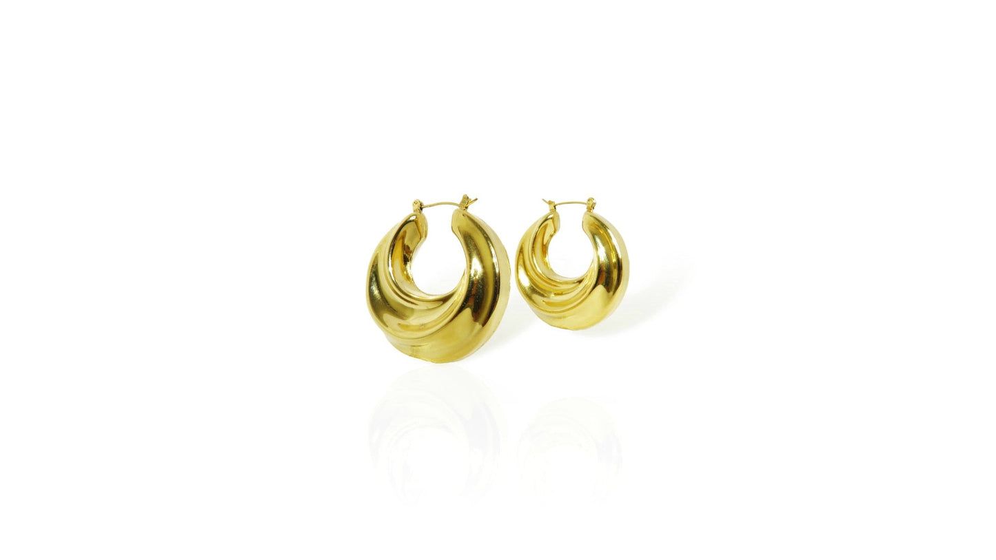 Boucles d’oreilles ”Bianca” - 13Or